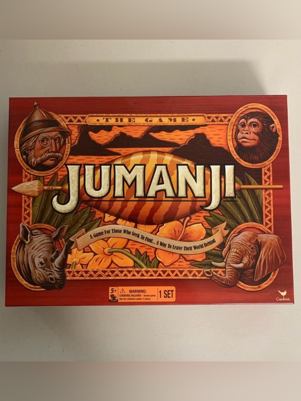Jumanji Board Game-2017-Complete-Rainy Day-Vacation